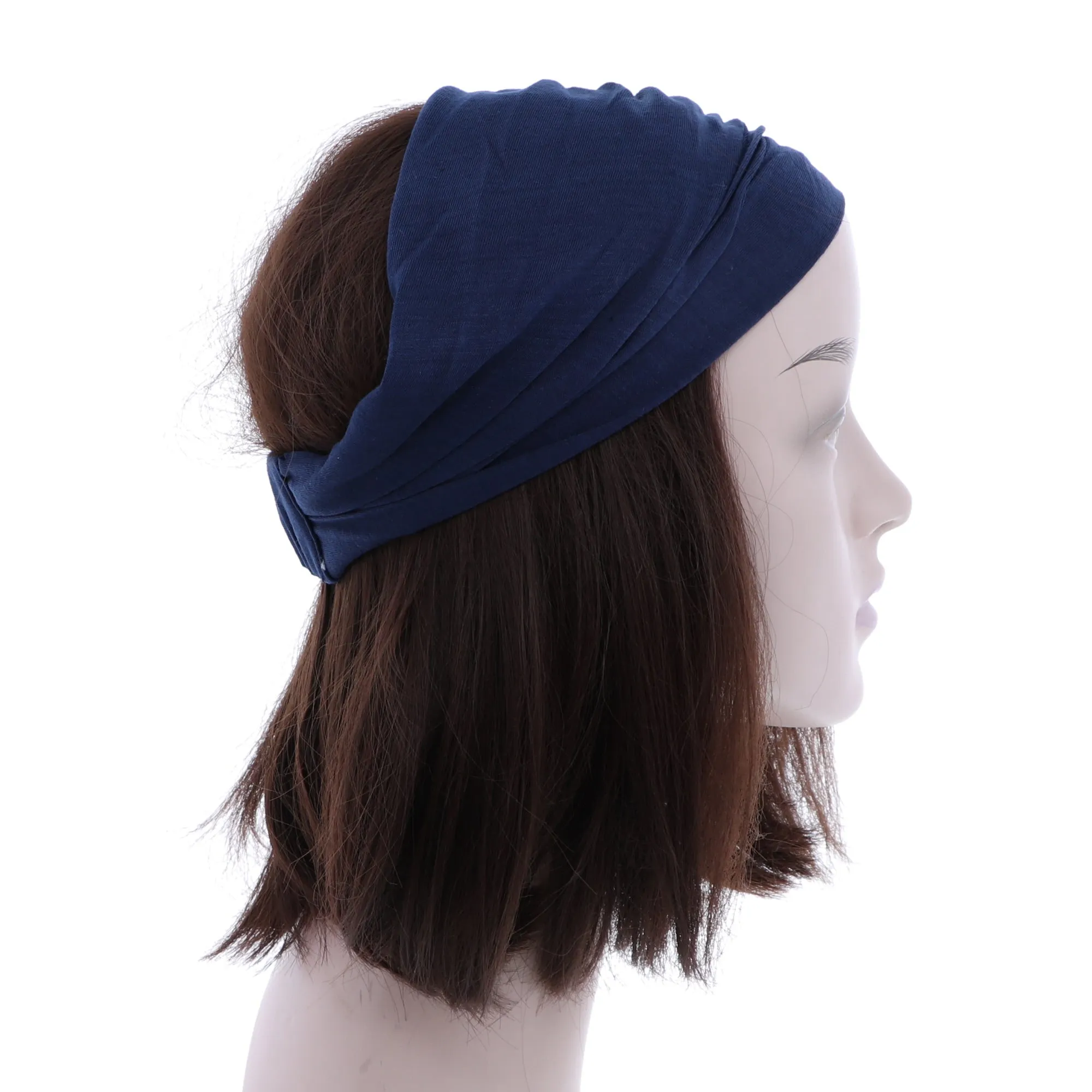 11" Wide Solid Color Cotton Headwrap