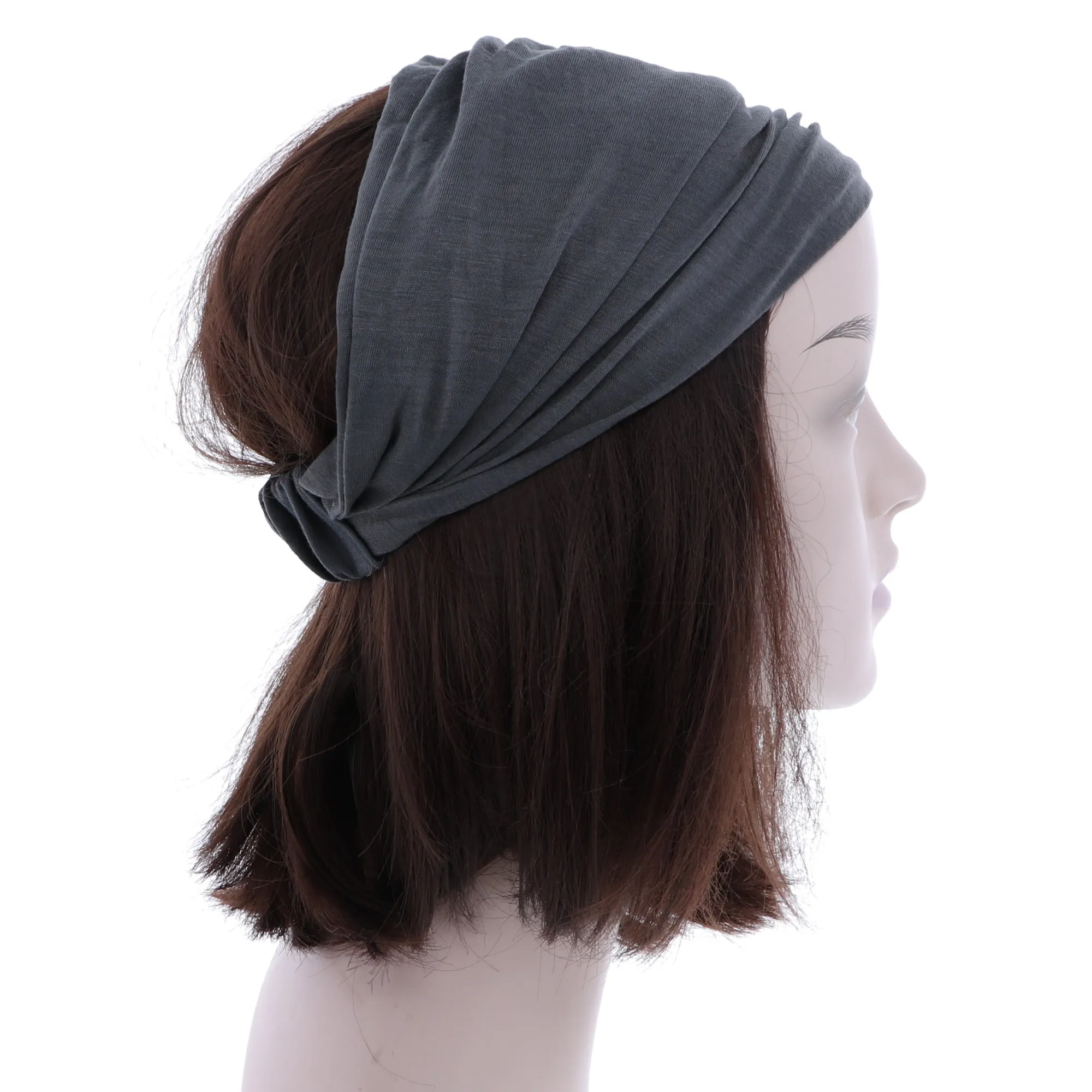 11" Wide Solid Color Cotton Headwrap