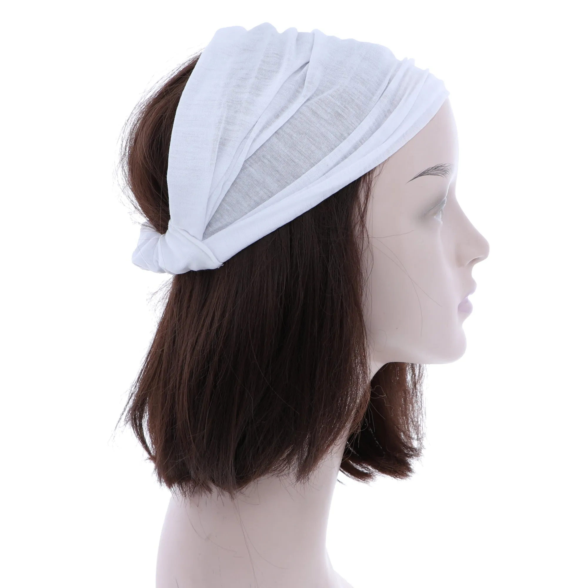11" Wide Solid Color Cotton Headwrap