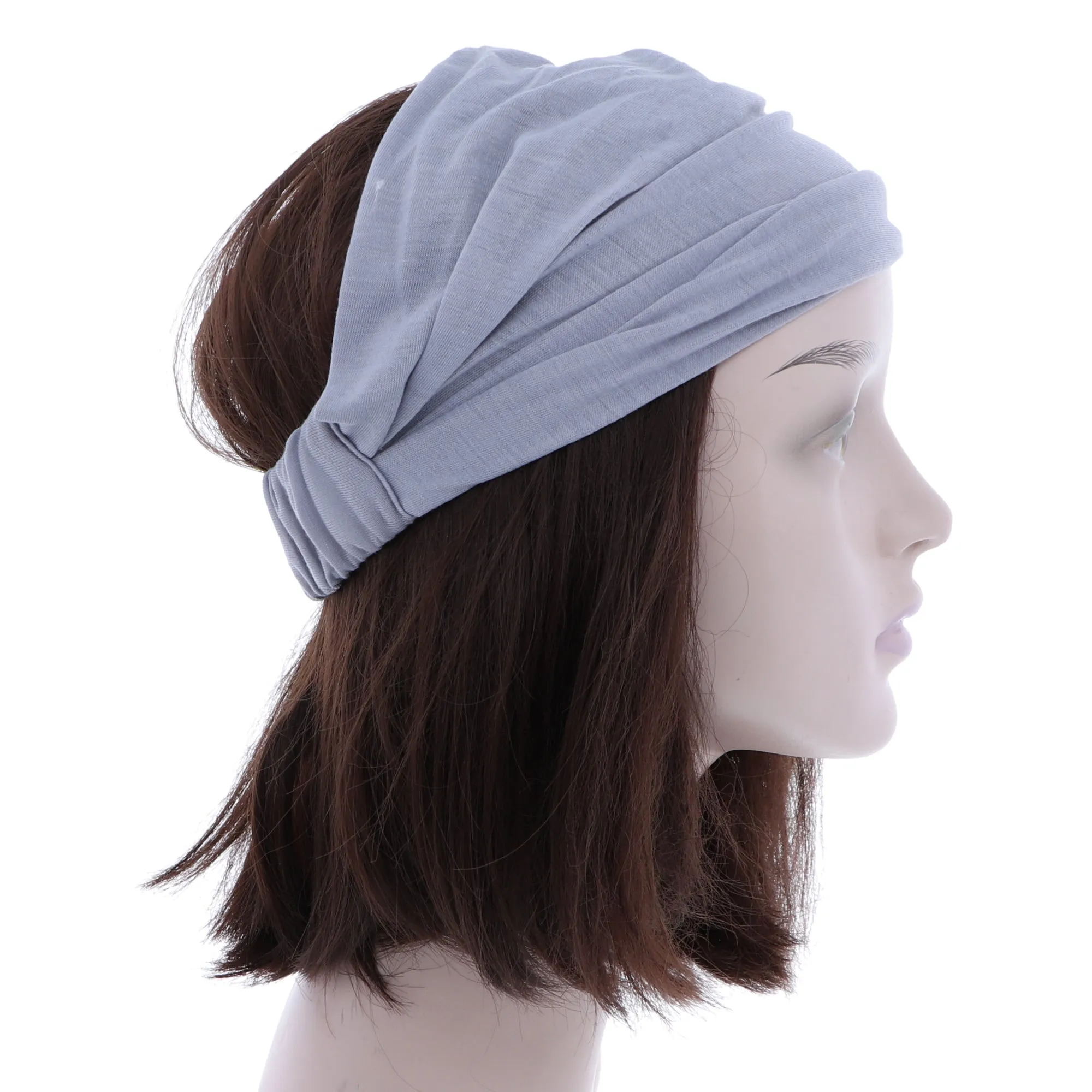 11" Wide Solid Color Cotton Headwrap