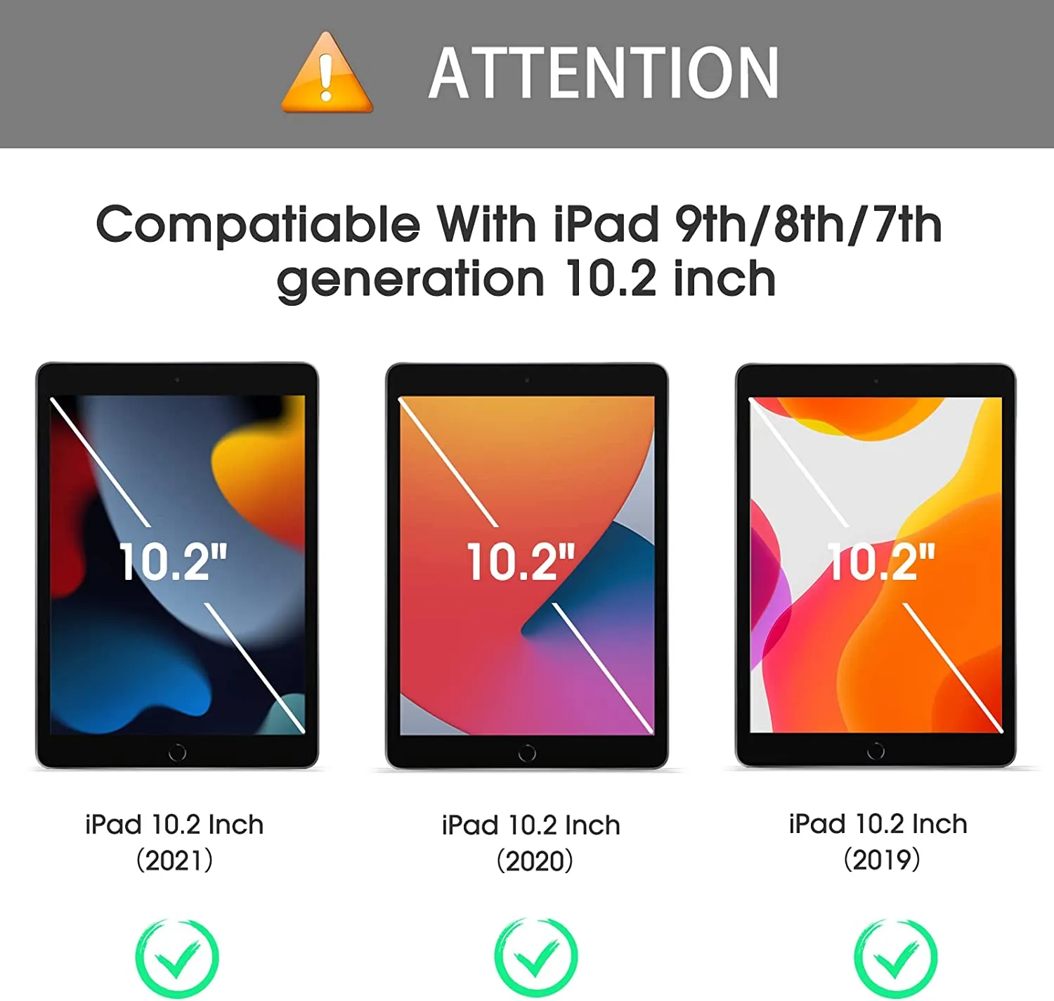 [2 pcs] Full Protection A017 - iPad 10.2 inch