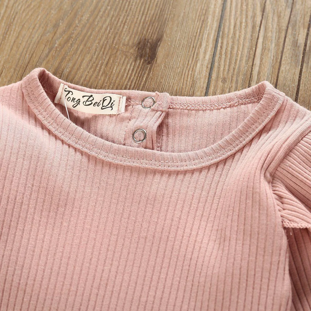 2-piece Baby Cotton Stripe Suit