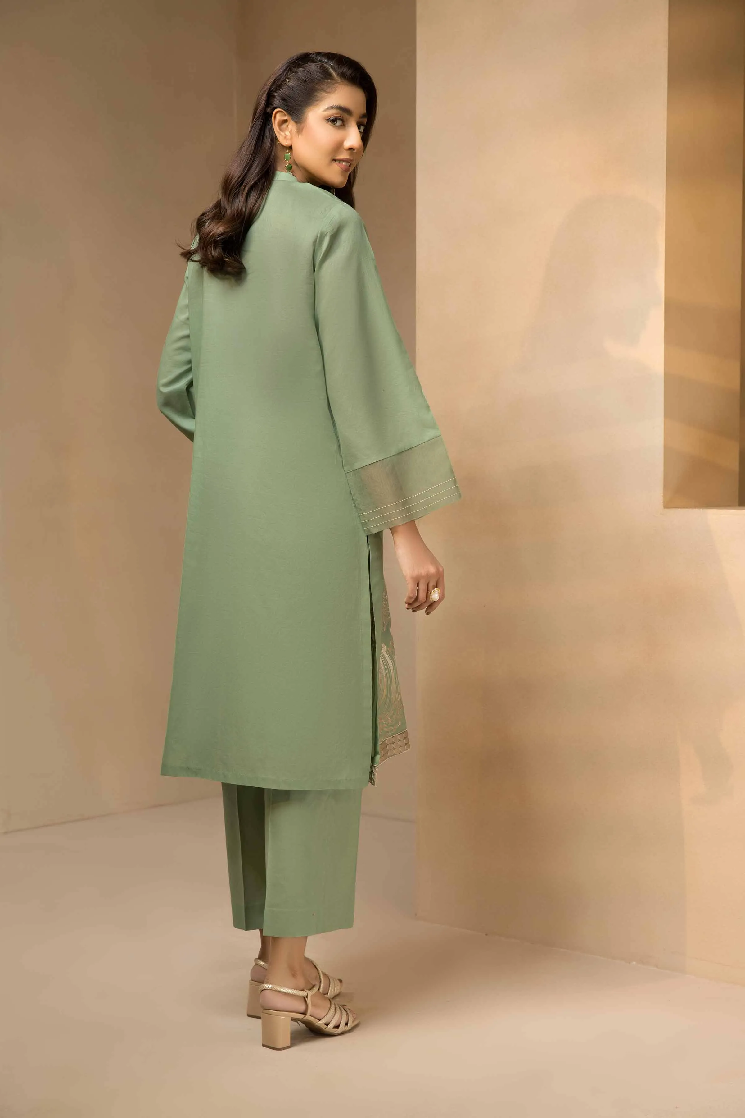 2 Piece - Dyed Embroidered Suit - 42301030