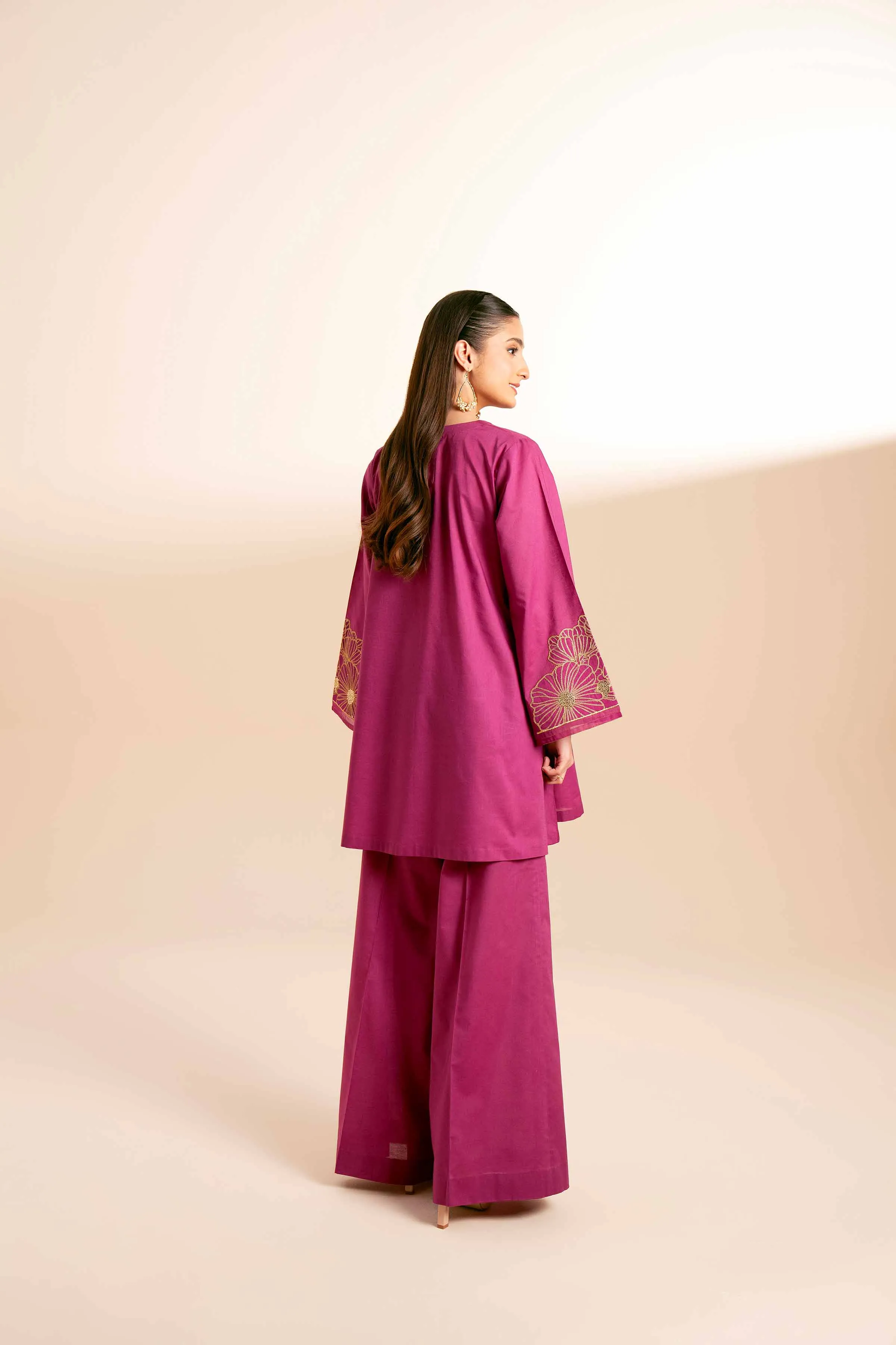 2 Piece - Dyed Embroidered Suit - 42401729