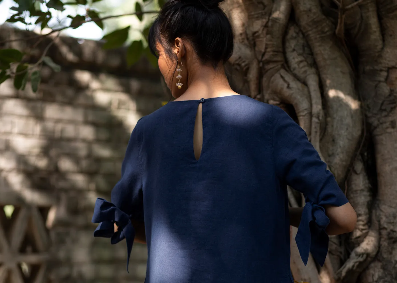 A-line Dress - Indigo