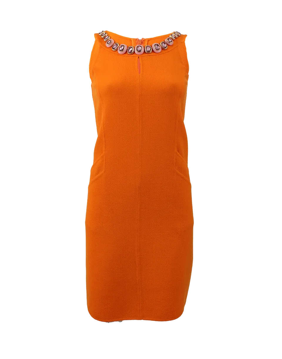 A-Line Embellished Dress