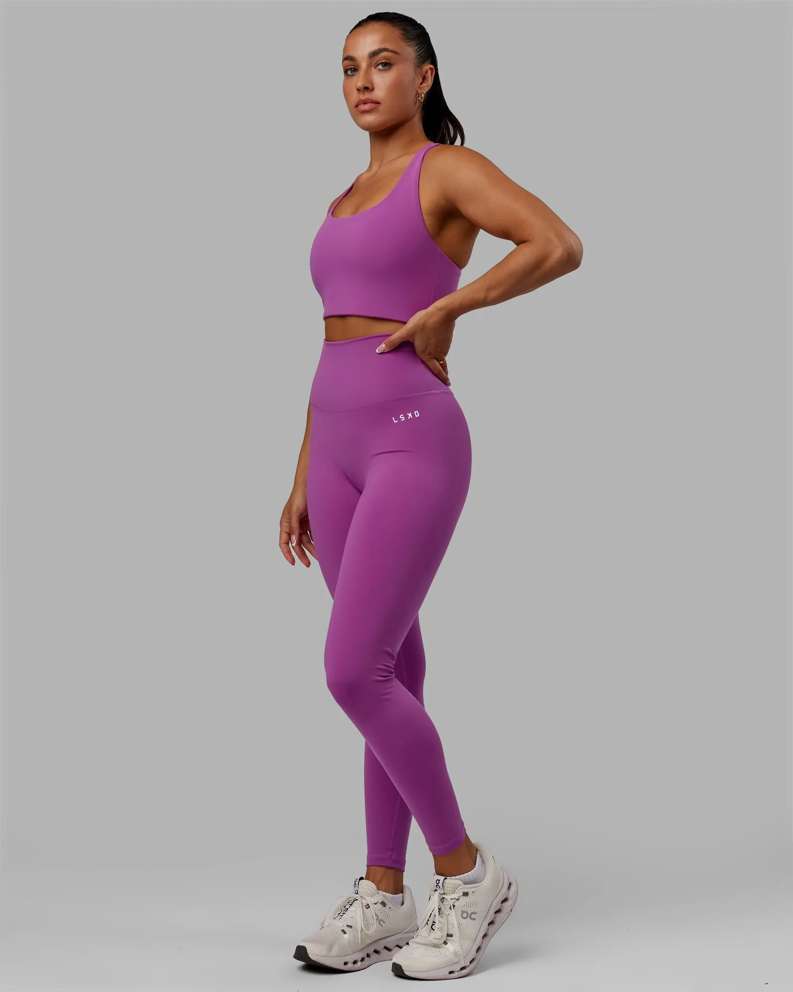 Ace Long Line Bra - Hyper Violet