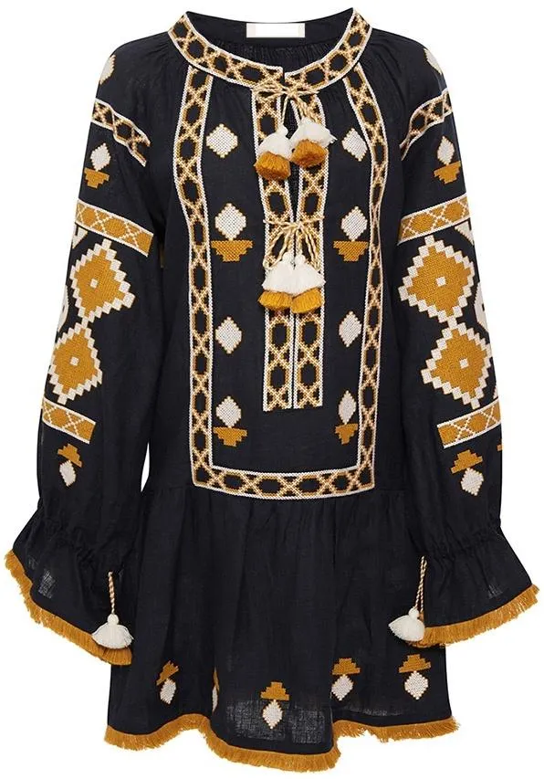 'Black Sasha' Mini Dress