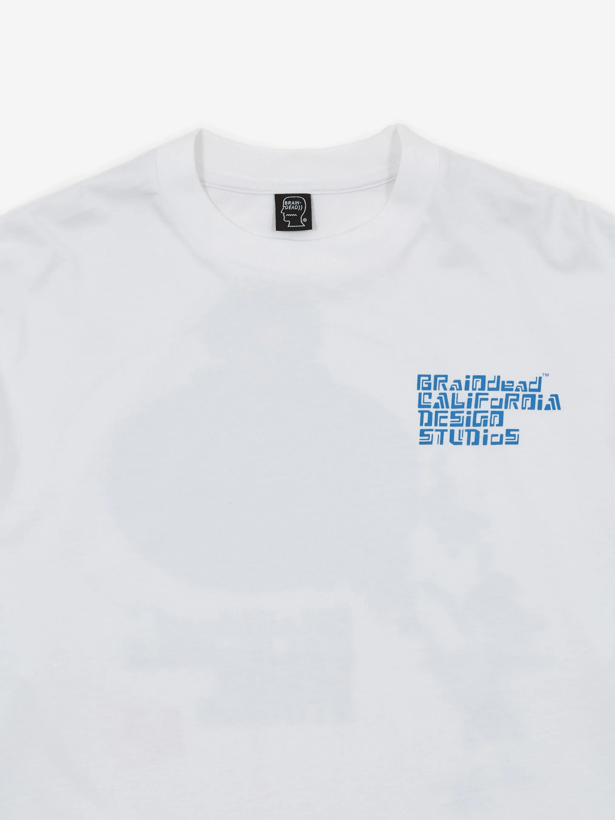 Brain Dead Permit Everything Longsleeve T-Shirt - White