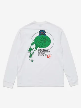 Brain Dead Permit Everything Longsleeve T-Shirt - White