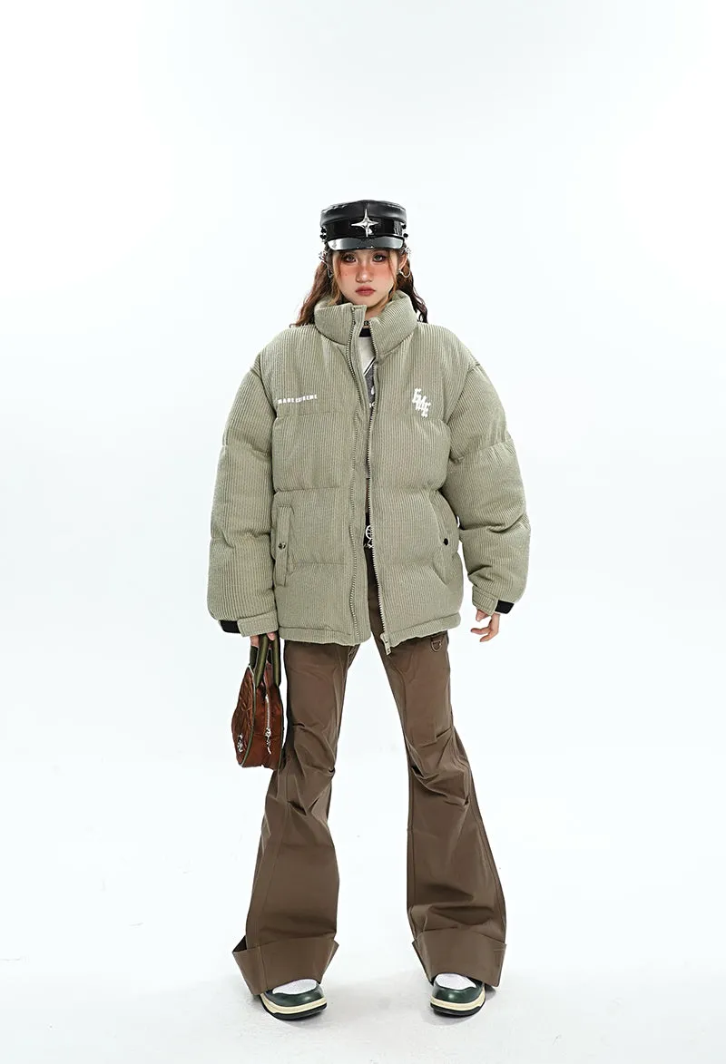 Brynn Solid Color Brown Multi Pocket Flare Pants