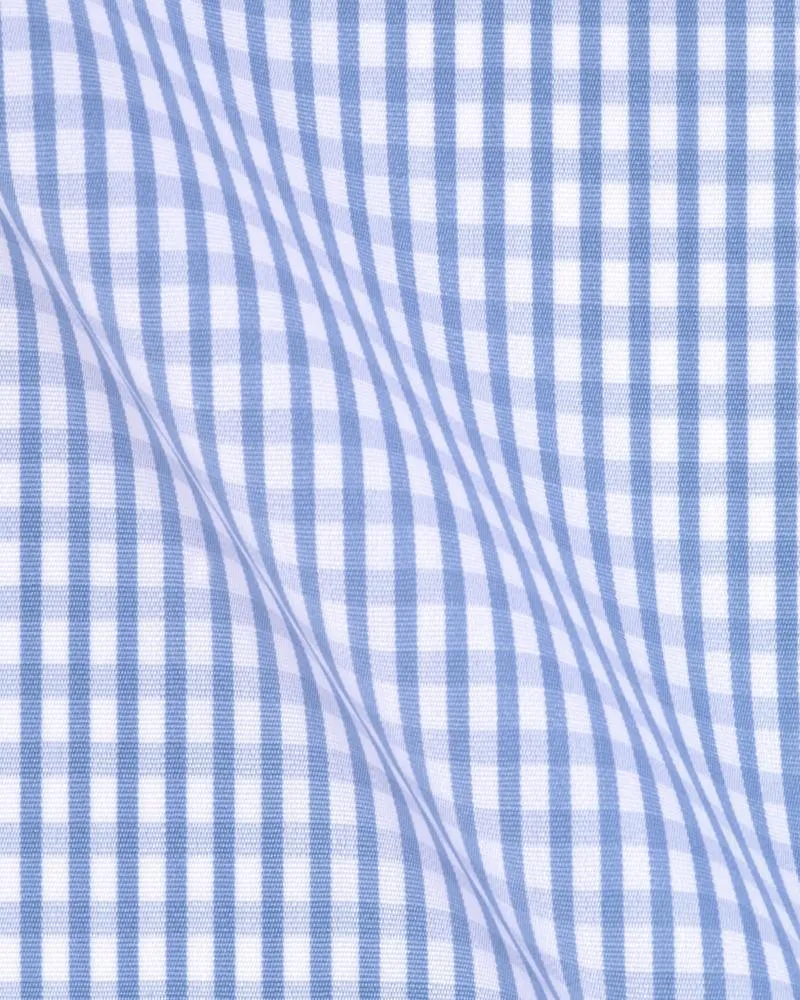Canclini Argento Blue Check Shirt 3030.w111.0002.f03