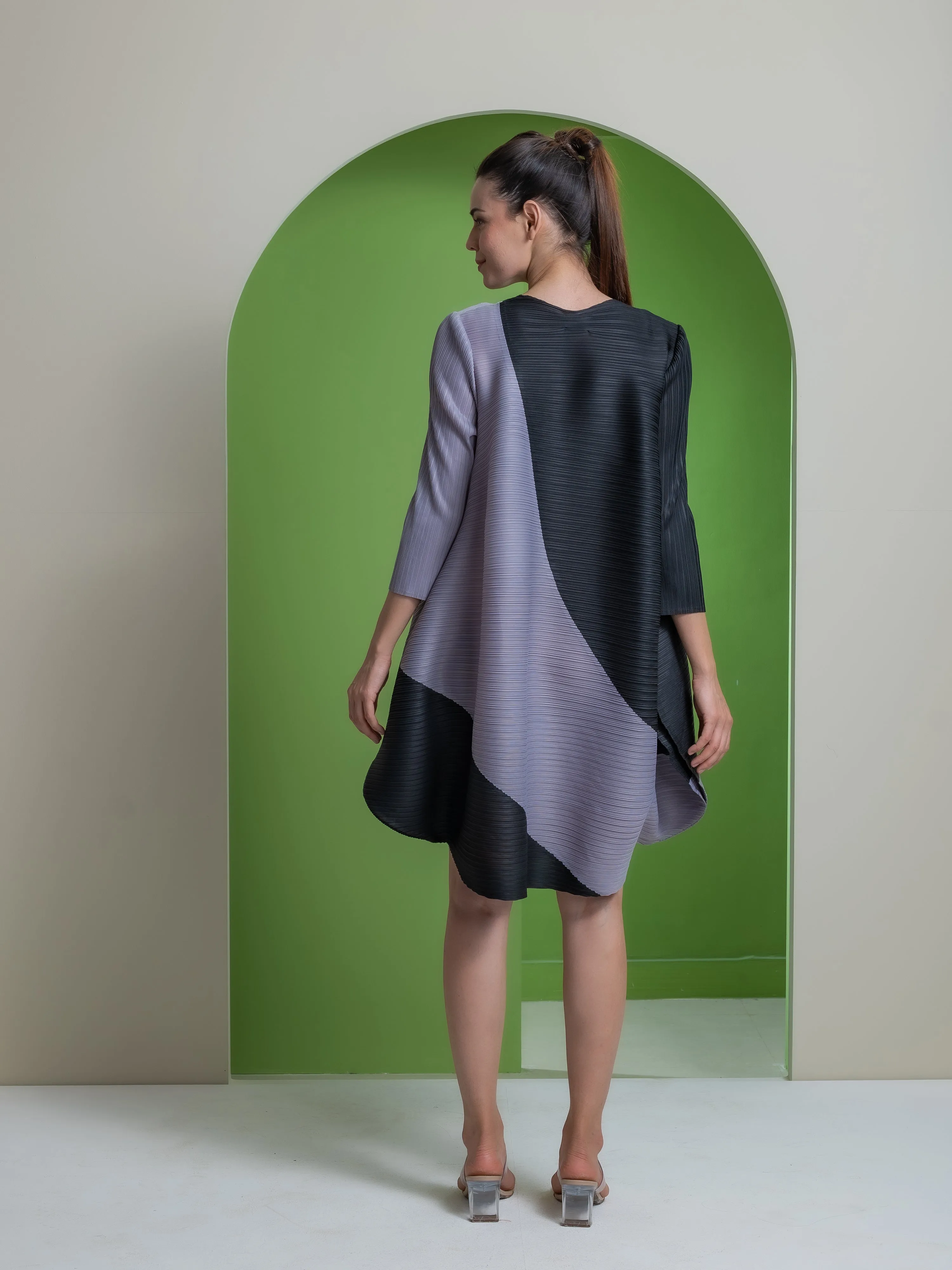 Carel Pleated Dress