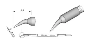 Cartridge Bent Ø 0.2-10PK