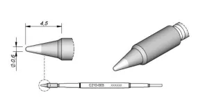 Cartridge Conical Ø 0.6-10PK