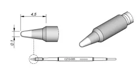 Cartridge Conical Ø 1.0-10PK