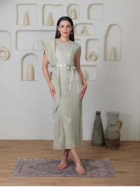 Cascade Metallic Dress