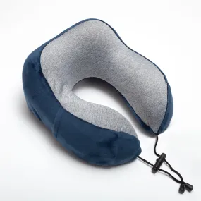 Classic Memory Foam Travel Ergonomic Neck Pillow - Navy