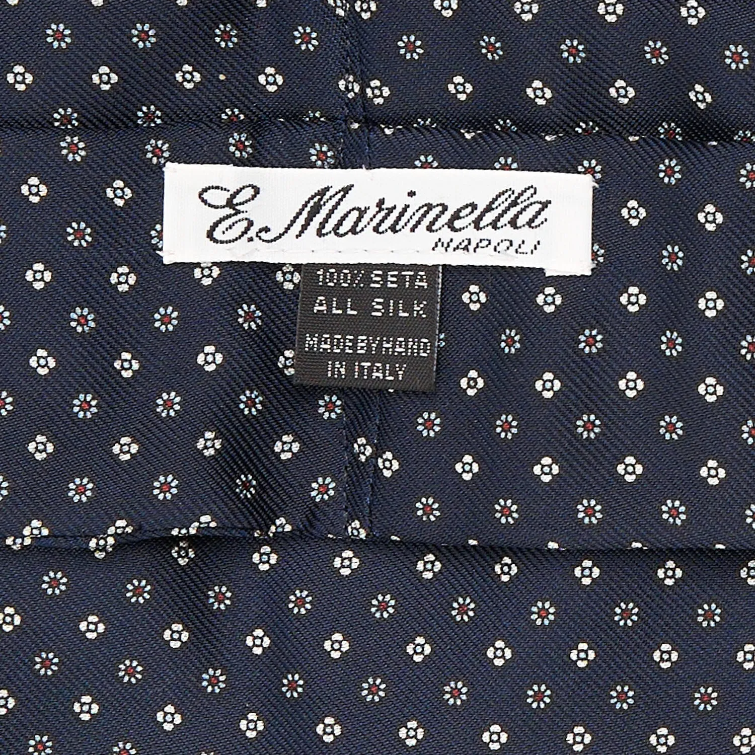 DARK BLUE SILK ASCOT TIE