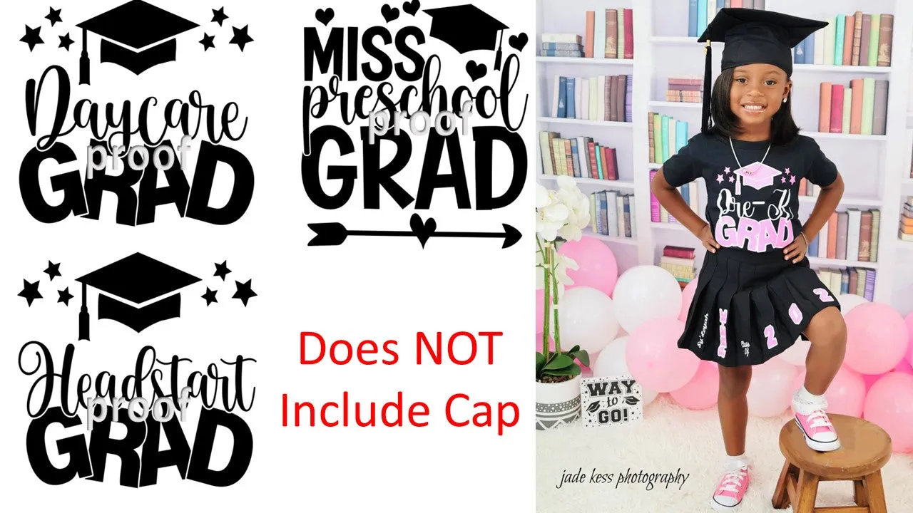 Daycare, Headstart or Preschool Graduation Outfit (SHIPS OUT IN 10 BUSINESS DAYS)