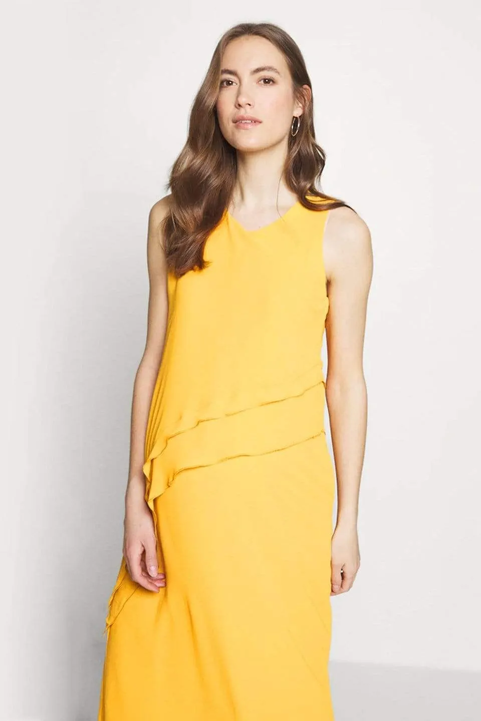 Delja Sleeveless Nursing Dress Yellow