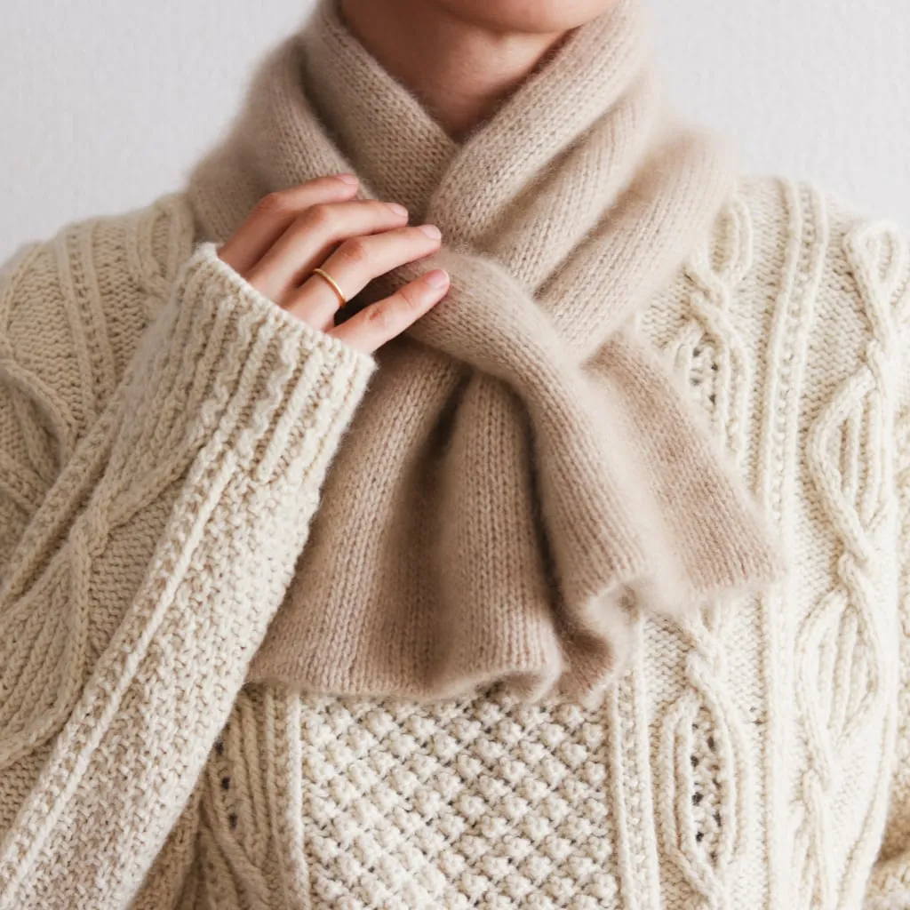 Double Knit Scarf aus Cashmere von Hello Hygge Life