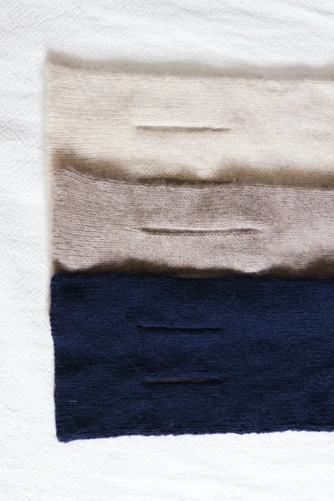 Double Knit Scarf aus Cashmere von Hello Hygge Life