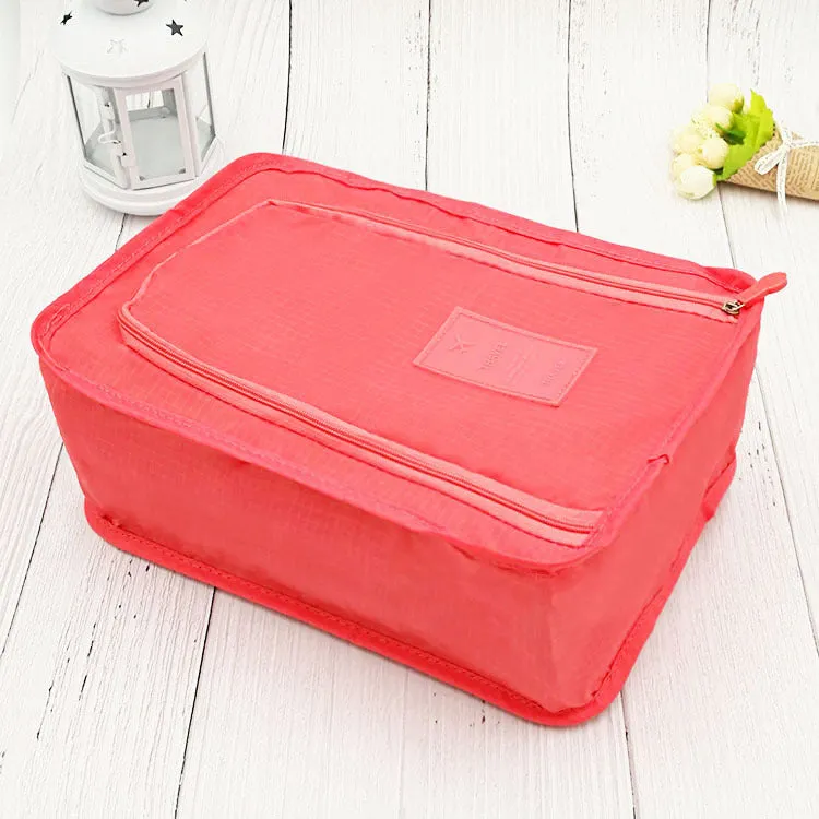 folding solid color small shoe bags.