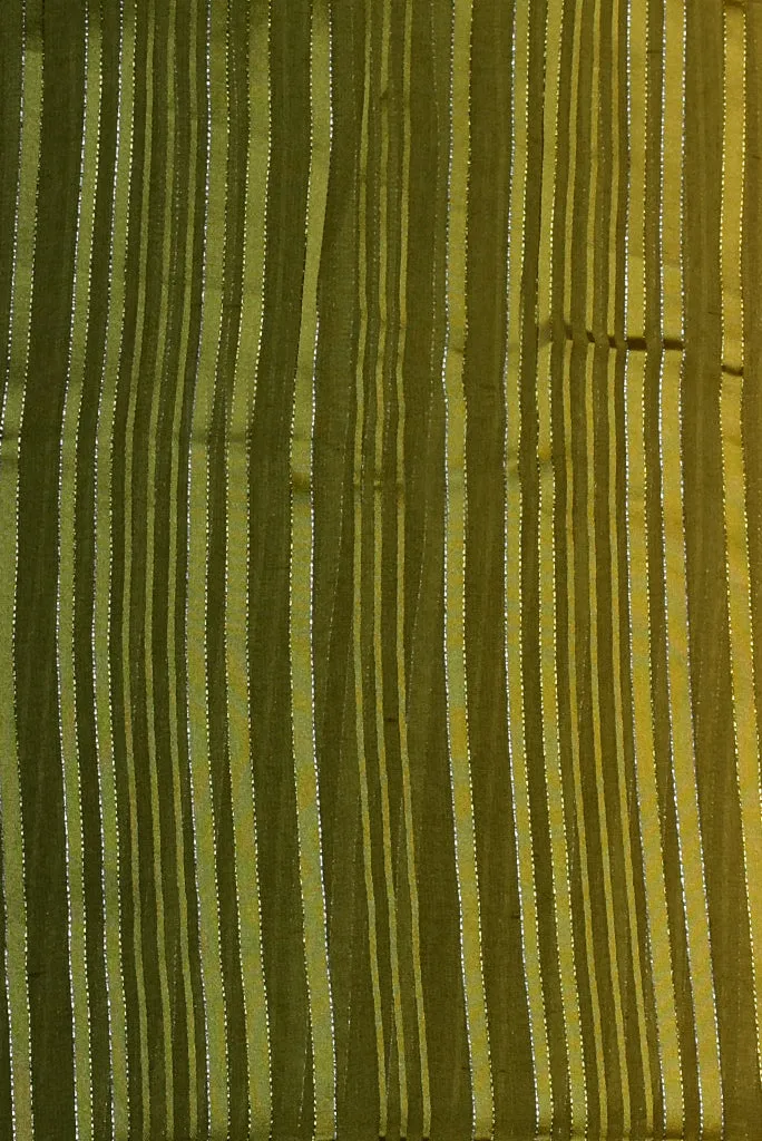 Green Shaded Forever Satin Chiffon Fabric
