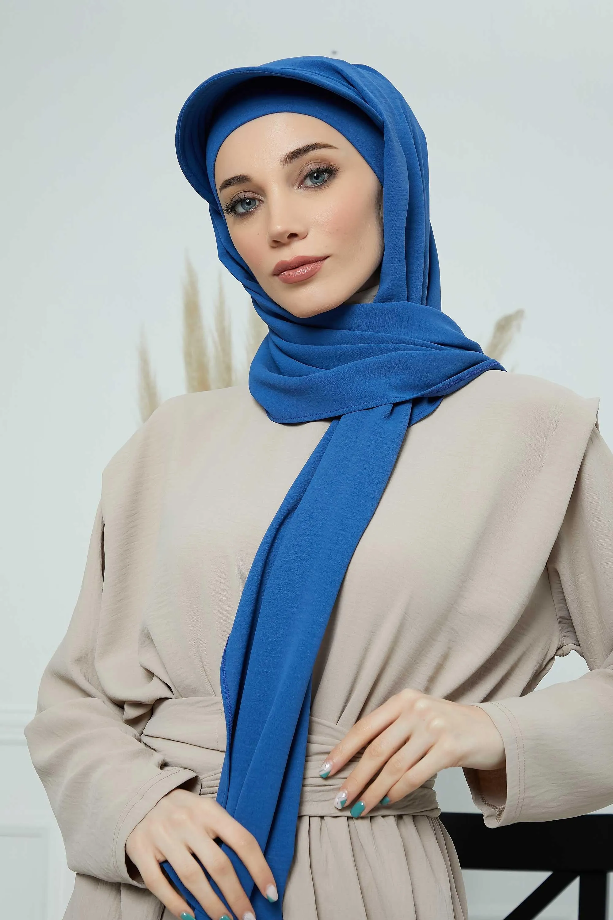 Instant Aerobin Shawl Newsboy Scarves Bandana Women's Cap Turban Visor Stylish Hijab Hat Turban,SS-1A