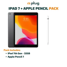 iPad 7th   Apple Pencil Pack