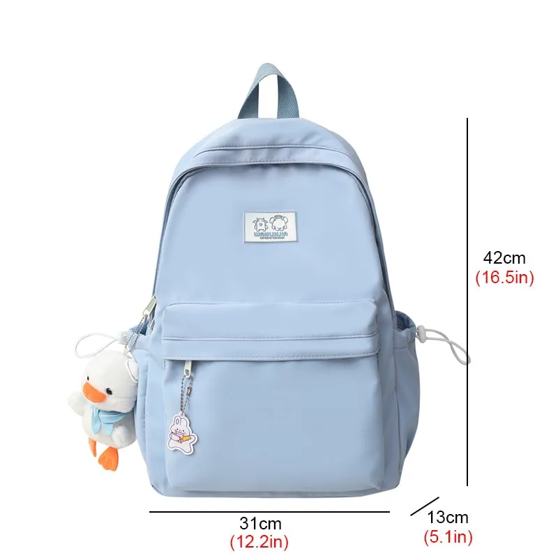 Kawaii Korean Students Nylon Backpack