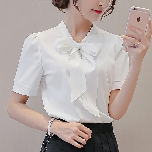 Korean Slim Wild Women Shirts 2019 New Spring Summer