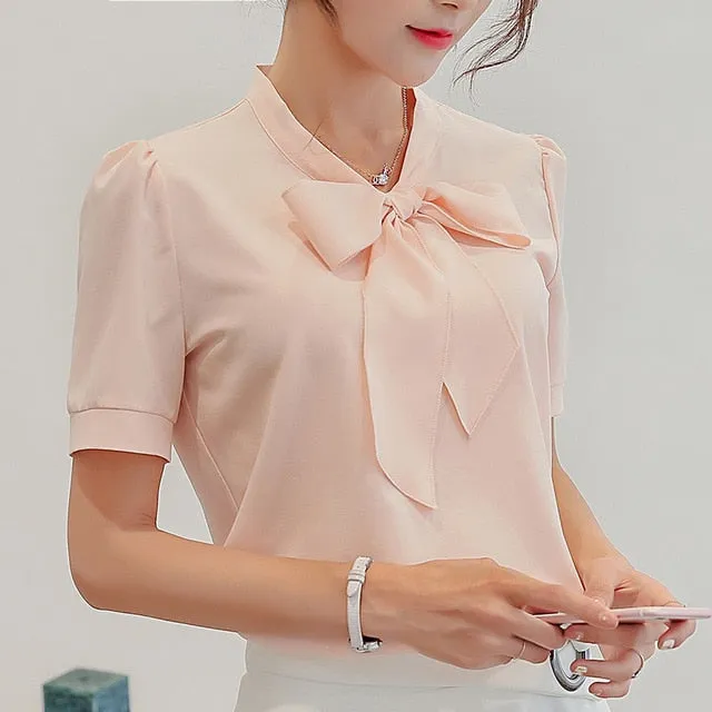 Korean Slim Wild Women Shirts 2019 New Spring Summer