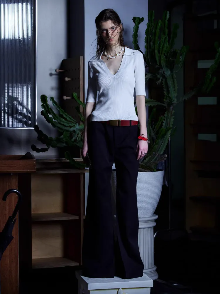 Loose wide leg casual pants【s0000007430】