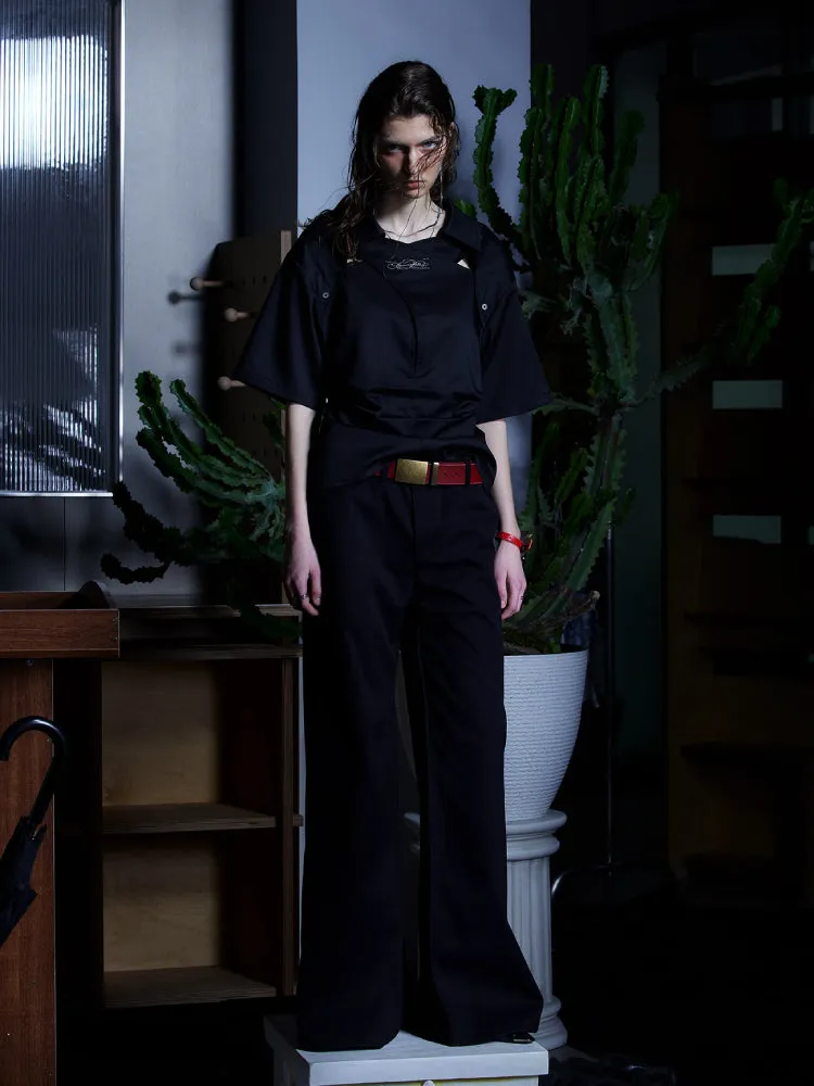 Loose wide leg casual pants【s0000007430】