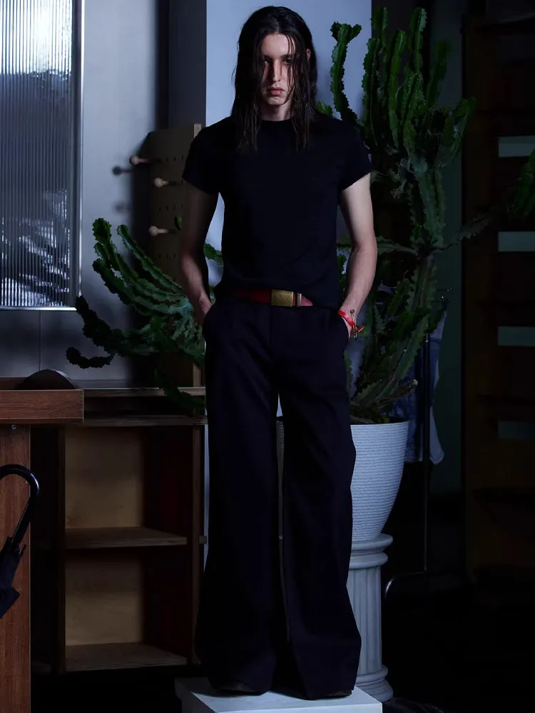 Loose wide leg casual pants【s0000007430】