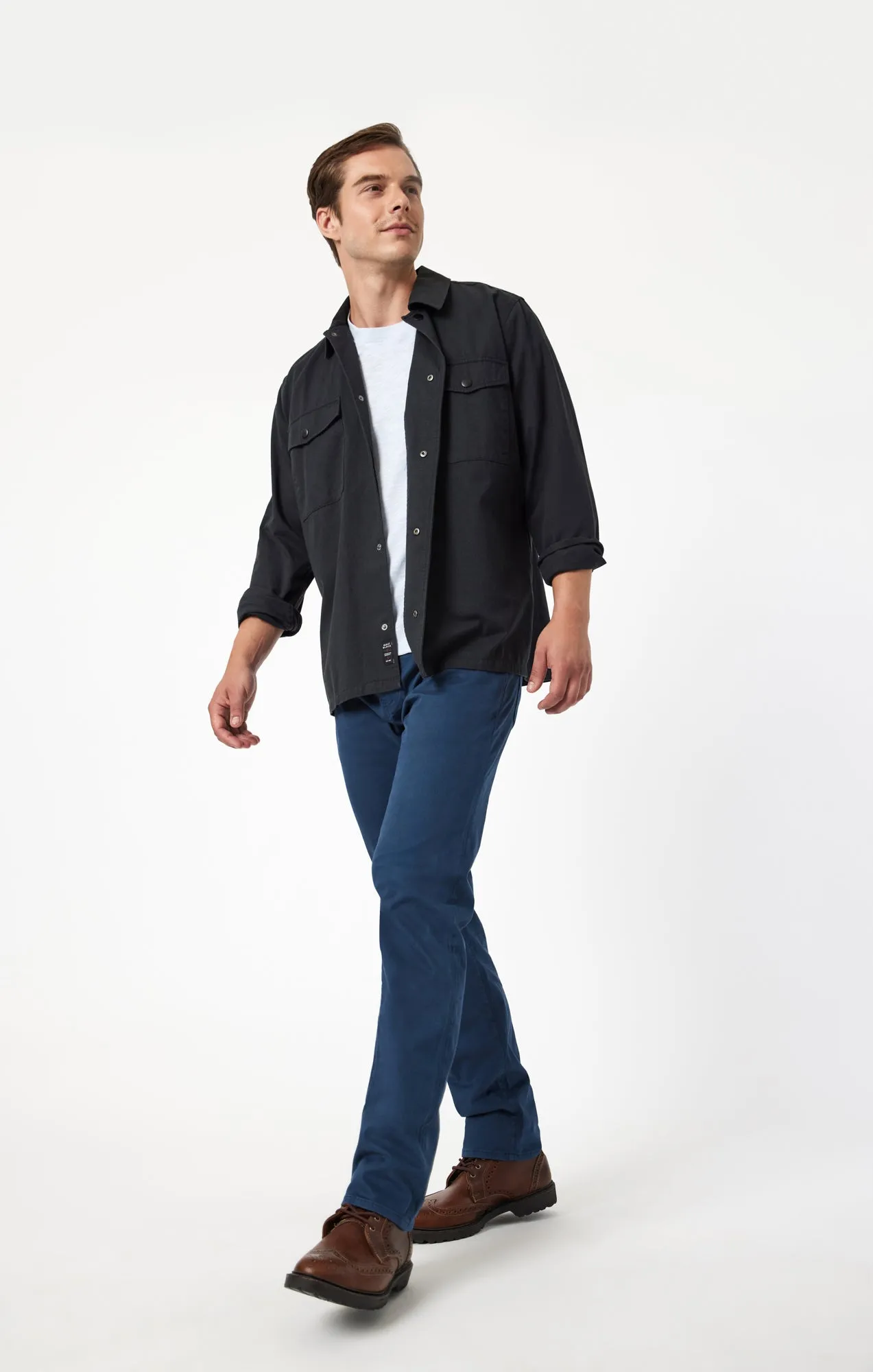 MATT RELAXED STRAIGHT LEG IN SKY CASUAL TWILL