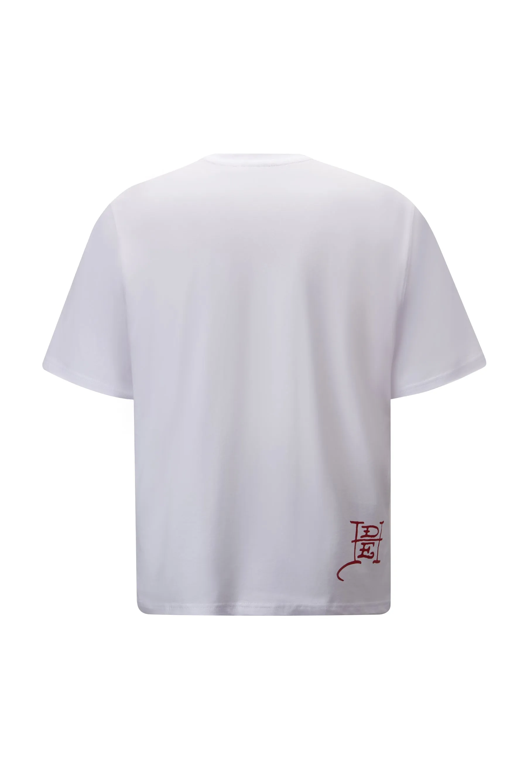 Mens Double-Panther T-Shirt - White