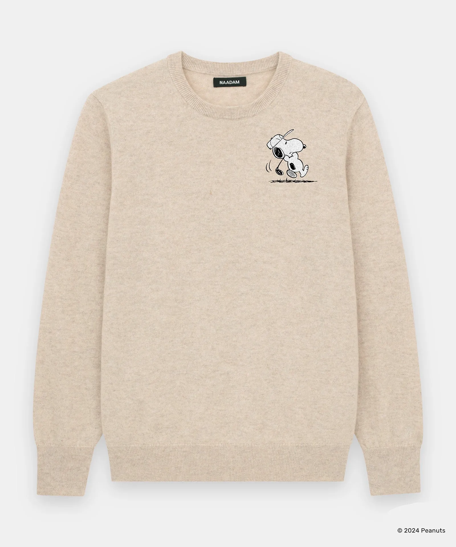 Men's Snoopy Golf Cashmere Sweater