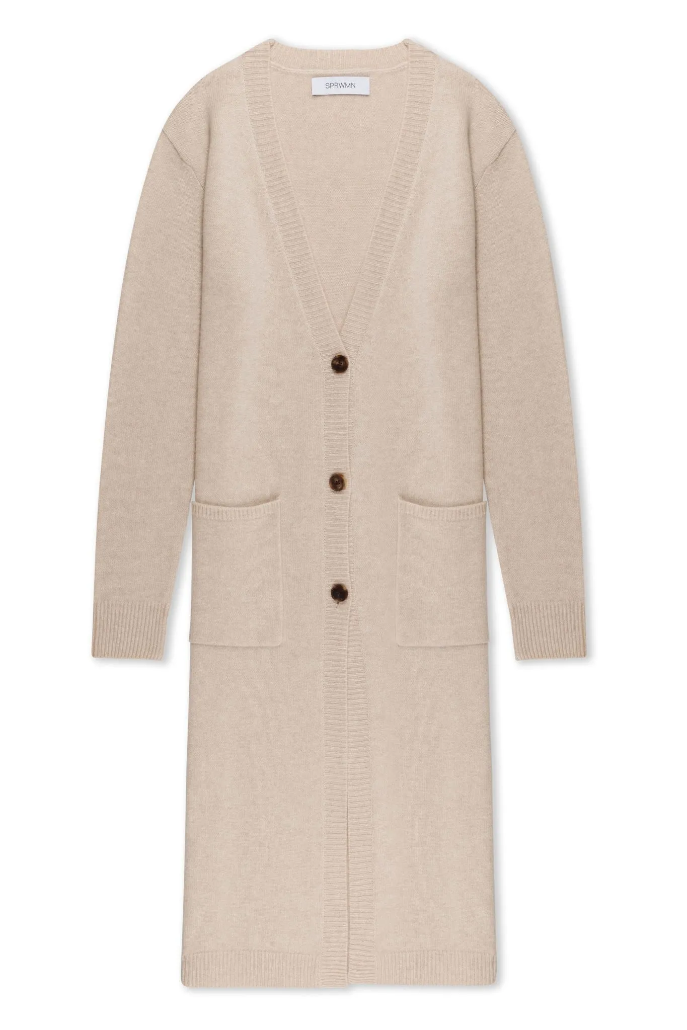 Oat Cashmere Long Cardigan