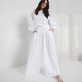 Organic Pima Wide Leg Pant