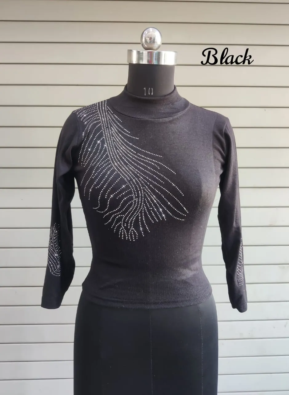 Party Wear Fancy Woolen Blouse