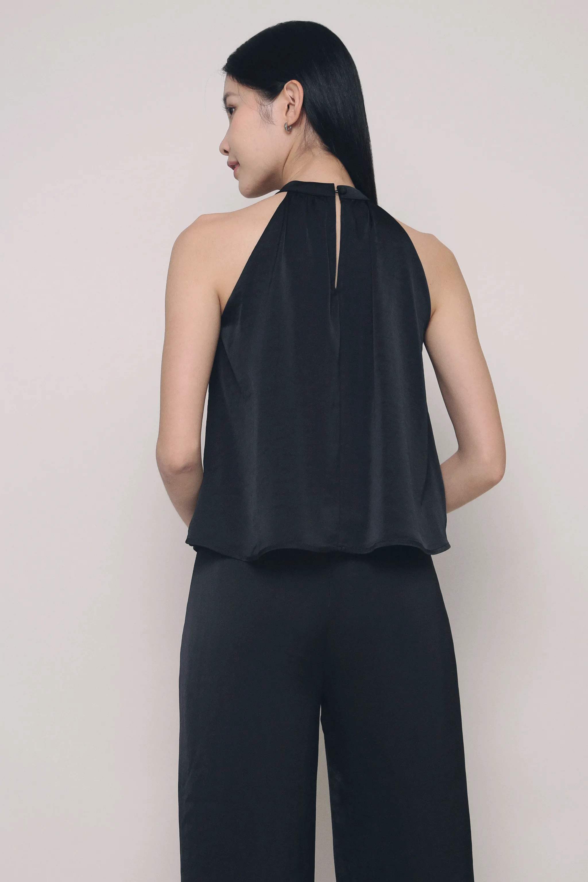 Petite Daydreamer Wide Leg Pants Black