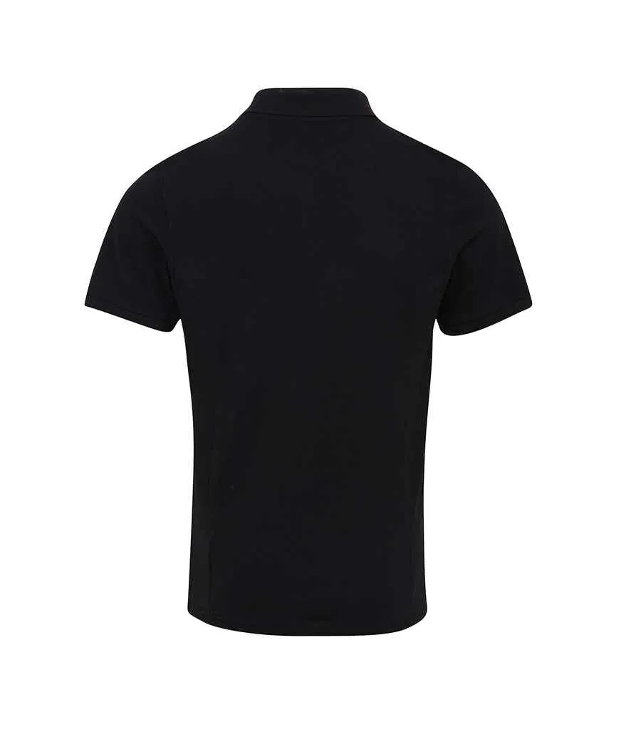 Premier Coolchecker® Plus Piqué Polo Shirt | Black