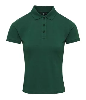 Premier Ladies Coolchecker® Plus Piqué Polo Shirt | Bottle Green