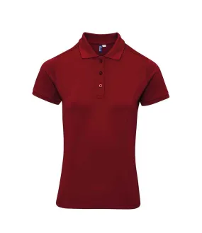 Premier Ladies Coolchecker® Plus Piqué Polo Shirt | Burgundy