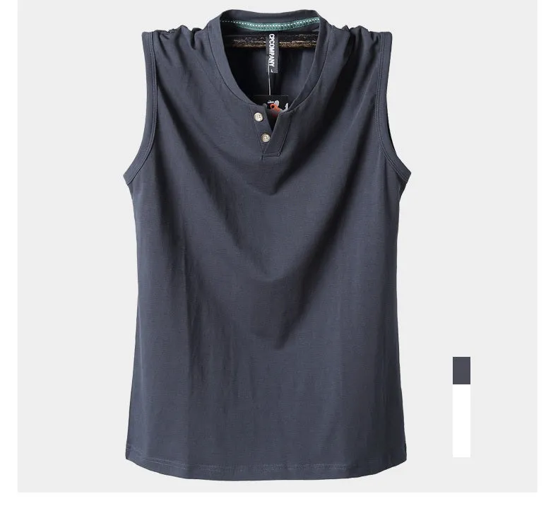 Pure Cotton V-Neck Tank