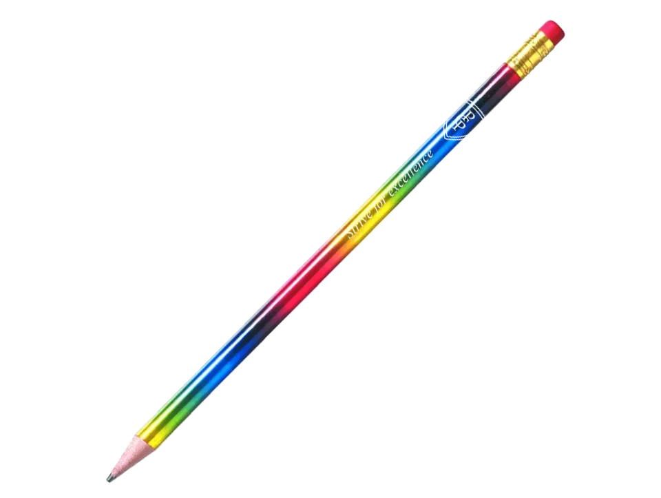 Rainbow Pencils - Unprinted sample