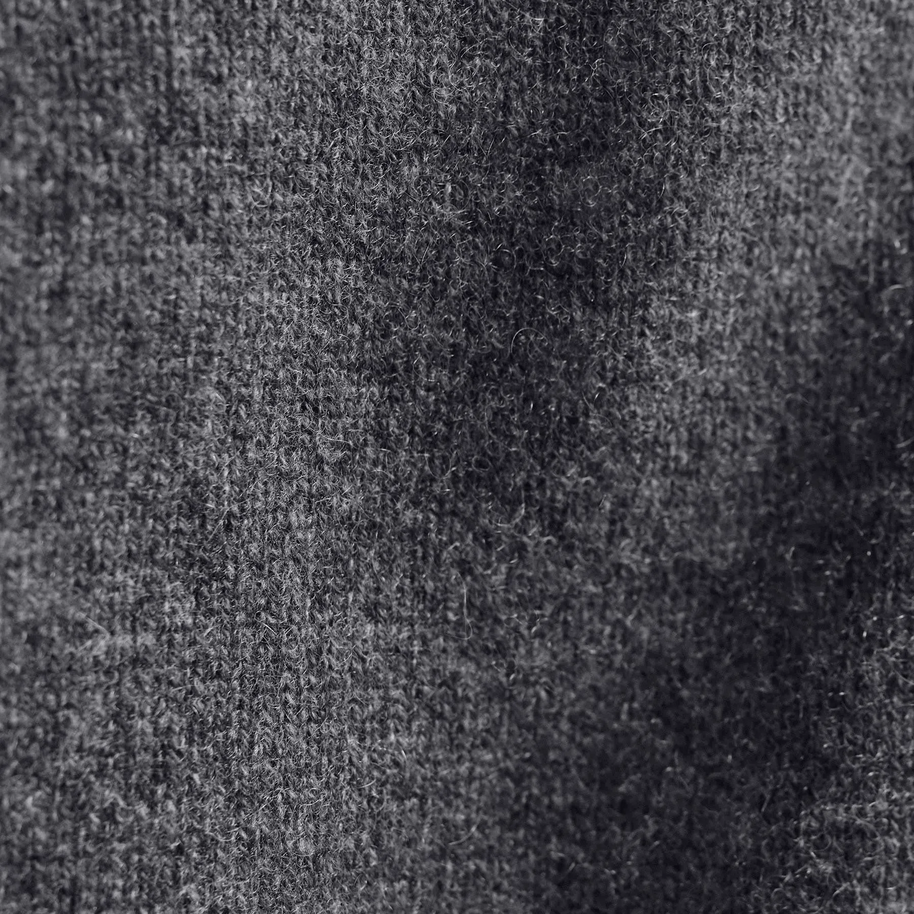 Recycled Cashmere Color Blocked Half Zip - Flannel/Coal